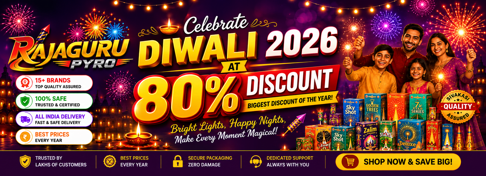 WELCOME TO CRACKERS DIWALI